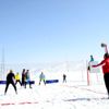 Bitlis te "kar voleybolu" turnuvası