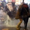 Hrant Dink eyleminde polis müdahalesi