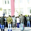 Halil hocaya hüzünlü tören