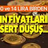 22 ayar bilezik ve çeyrek altın fiyatları ne kadar? Yüzde 2'ye yakın düşüş yaşandı! 8,80 ve 14 lira süratle...