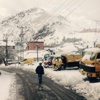 Kar nedeniyle yollar kapandı Kar nedeniyle yollar kapandı