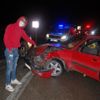 Kaygan zeminde feci kaza: 4 yaralı Kaygan zeminde feci kaza: 4 yaralı