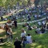 Yüzlerce vatandaş Maçka Parkı'na gitti