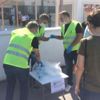 Zabıta, sınava geç kalanları yetiştirdi