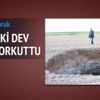 Konya'da dev obruk şaşırttı Konya'da dev obruk şaşırttı