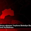 Silahlı saldırıya uğrayan Yeşilova Belediye Başkanı ...