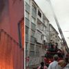 İstanbul'da 5 katlı binada korkutan yangın