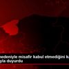 Kovid-19 nedeniyle misafir kabul etmediğini kapısına ...