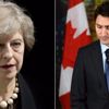 İngiltere Başbakanı May Trudeau ile görüştü İngiltere Başbakanı May Trudeau ile görüştü