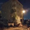 Sel kolonları çatlattı bina boşaltıldı Sel kolonları çatlattı bina boşaltıldı