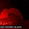 Muğla da seyir halindeki cip yandı Muğla da seyir halindeki cip yandı