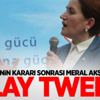 Meral Akşener'den olay tweet!