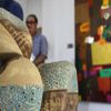 Iraklı sanatçıların çağdaş sanat sergisi açıldı