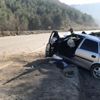 Baba ve oğlu trafik kazasında yaralandı Baba ve oğlu trafik kazasında yaralandı