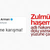Ayşe Arman'ın haşema yazısı hatırlatıldı Ayşe Arman'ın haşema yazısı hatırlatıldı