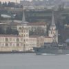 Rus savaş gemisi İstanbul Boğazı'ndan geçti Rus savaş gemisi İstanbul Boğazı'ndan geçti