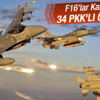 Genelkurmay: Kuzey Irak'ta 34 PKK'lı öldürüldü Genelkurmay: Kuzey Irak'ta 34 PKK'lı öldürüldü