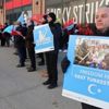 New York'ta Çin yönetiminin Doğu Türkistan'daki baskıcı politikaları protesto edildi New York'ta Çin yönetiminin Doğu Türkistan'daki baskıcı politikaları protesto edildi