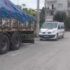 Park halindeki tırın aküsünü çaldılar Park halindeki tırın aküsünü çaldılar