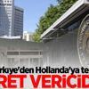 Dışişleri'nden Hollanda'ya tepki