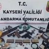 Kayseri'de elmas işlemeli heykel operasyonu! Kayseri'de elmas işlemeli heykel operasyonu!