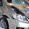 Asfalt çalışması yapan işçilere otomobil çarptı Asfalt çalışması yapan işçilere otomobil çarptı