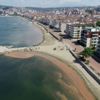 Marmara Denizi turuncuya boyandı, o anlar havadan görüntülendi Marmara Denizi turuncuya boyandı, o anlar havadan görüntülendi