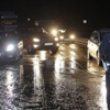 Sakarya'da buzlanma trafiği etkiledi Sakarya'da buzlanma trafiği etkiledi