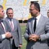 Atatürk Stadı'nda hazırlıklar sürüyor Atatürk Stadı'nda hazırlıklar sürüyor