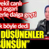 AKP'li vekil Hülya Atçı Nergis asgari ücret sorusuna gülerek "Onu düşünenler düşünsün" dedi. AKP'li vekil Hülya Atçı Nergis asgari ücret sorusuna gülerek "Onu düşünenler düşünsün" dedi.