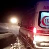 Hasta almaya giderken yolda mahsur kaldı, ekipler seferber oldu