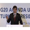 Davutoğlu, G20 Toplantısında Konuştu Davutoğlu, G20 Toplantısında Konuştu