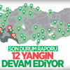 Orman yangınlarıyla mücadelede 10. gün