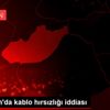 Adıyaman da kablo hırsızlığı iddiası Adıyaman da kablo hırsızlığı iddiası