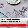 Ocak tediye ne zaman yatacak? Tediye 2020 ödemeleri ne zaman yapılacak?