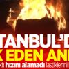 Cipini yaktı hızını alamadı lastiklerini bıçakladı