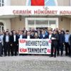 Çermik te mahalle muhtarlarından Mehmetçiğe destek Çermik te mahalle muhtarlarından Mehmetçiğe destek