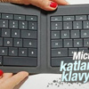 Microsoft katlanabilen klavye yaptı Microsoft katlanabilen klavye yaptı