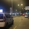Sarıyer'de doğal gaz borusu delindi Sarıyer'de doğal gaz borusu delindi