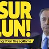 Galatasaray Başkanı Mustafa Cengiz'den Fenerbahçe derbisi hakemlerine yönelik flaş açıklama