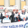 Asistan hekimlerden şiddet protestosu