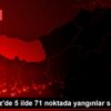 Karadeniz de 5 ilde 71 noktada yangınlar sürüyor (4)
