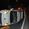 D-100'de 2 araç takla attı: 4 yaralı D-100'de 2 araç takla attı: 4 yaralı