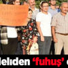 Mahalleliden ’fuhuş’ eylemi