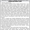 SAMSUN 2. ASLİYE HUKUK MAHKEMESİ'NDEN KAMULAŞTIRMA İLANI