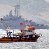 Türk balıkçılara Yunan tacizi Türk balıkçılara Yunan tacizi