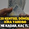 2020 kentsel dönüşüm kredi yardımı ne kadar, kaç TL oldu? Kentsel dönüşüm kira yardımı şartları nedir?