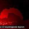 Antalya da 4.2 büyüklüğünde deprem Antalya da 4.2 büyüklüğünde deprem