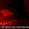 Siirt te bin 300 öğrenci aynı anda kitap okudu