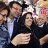 İmamoğlu, seçim çalışmalarını Kapalıçarşı'da sürdürdü